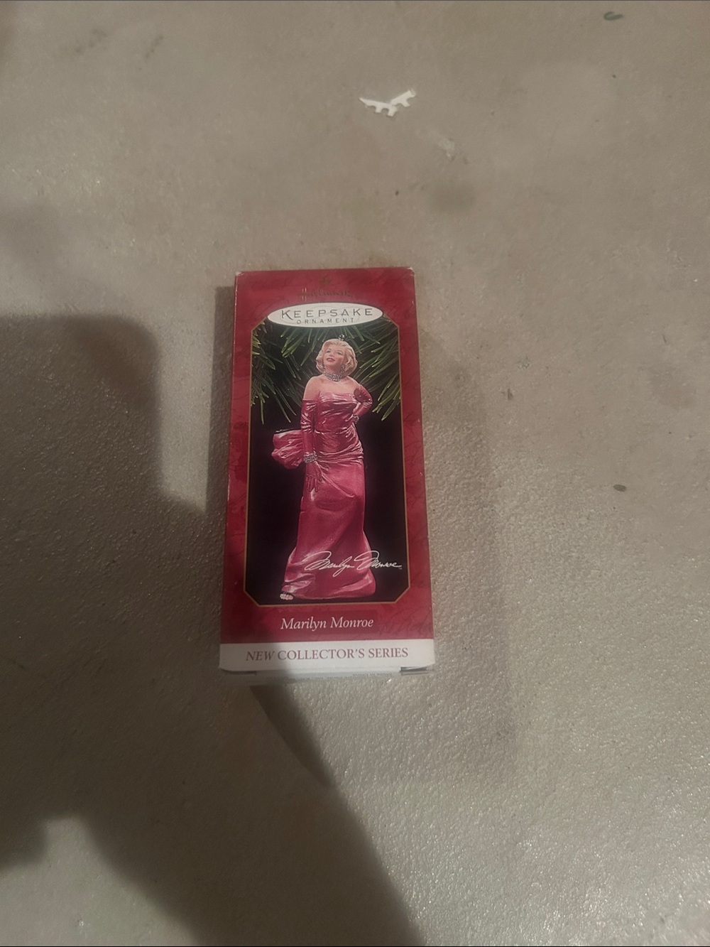 Hall Mark Keepsake Marilyn Monroe Ornament in Pink Gown